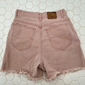 Lee Women's Light Pink Jean Shorts